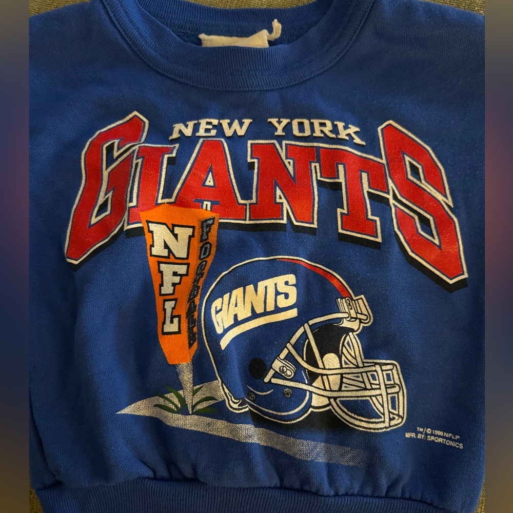 Vintage NFL New York Giants Toddler Sweater